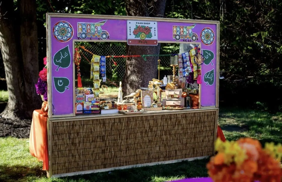 Our signature truck-art paan booth
